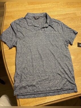 Michael Kors Men’s Blue Heather Polo Shirt, Sz. Small, for Men.